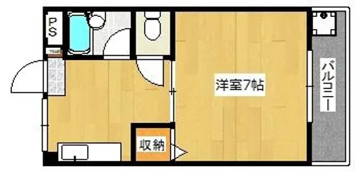 コーポ志賀【2階】の間取り