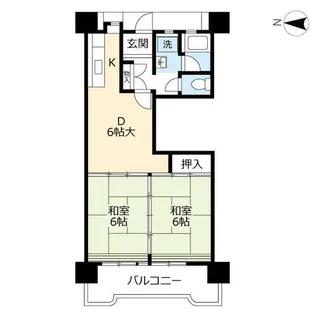 UR到津南【0010602号室】の間取り