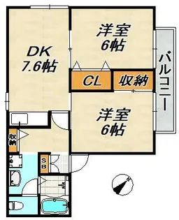 メゾン・ド・ファミーユ【1階】の間取り