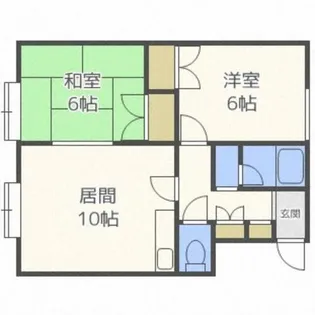 クリオコート37【1階】の間取り