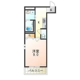 フジパレス今川駅東Ⅴ番館【3階】の間取り