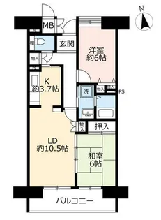 URアーバニア上前津東【0000805号室】の間取り