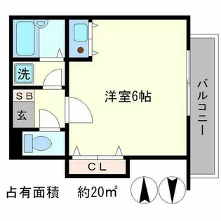 熊野道谷口マンション【1階】の間取り