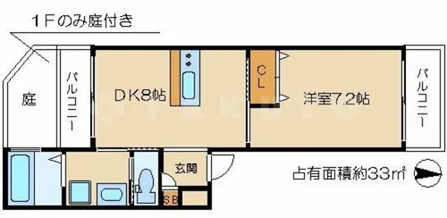 第2吉田ハイツ【2階】の間取り