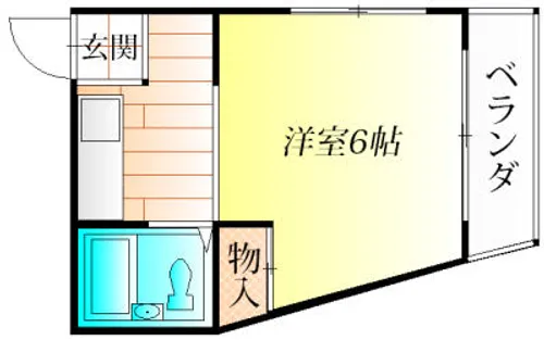 大阪府羽曳野市はびきの4丁目【マンション】の間取り