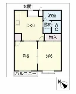 エルディム新栄 B【103号室】の間取り