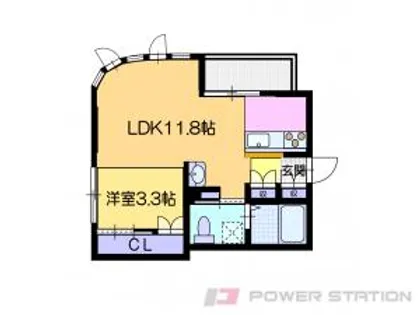 ピアニス・モレック【3階】の間取り