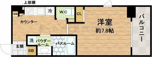 アジリア天満橋【11階】の間取り