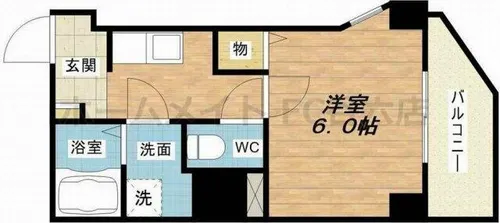 Blue西長堀【8階】の間取り