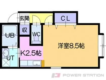 グランシエル【1階】の間取り