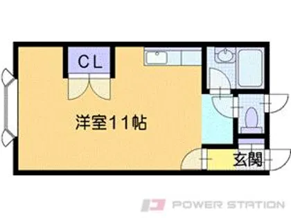 ダンディハイツ【2階】の間取り