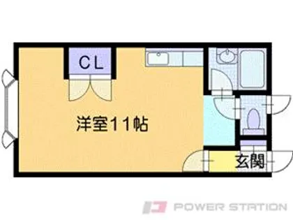 ダンディハイツ【2階】の間取り