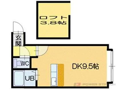 AMS長橋【2階】の間取り