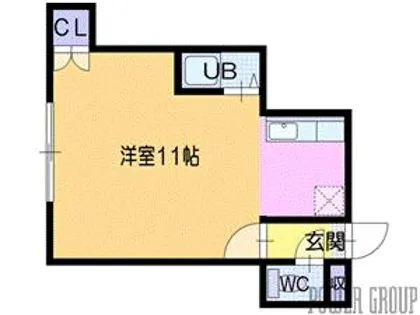 エトワール文京台【4階】の間取り