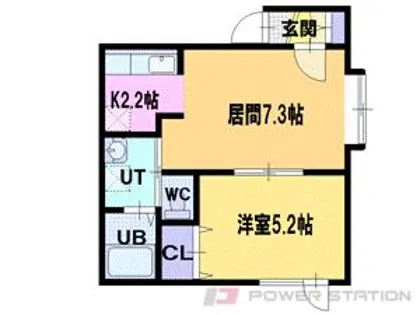 CONFIDENCE大麻(コンフィデンス大麻)【2階】の間取り