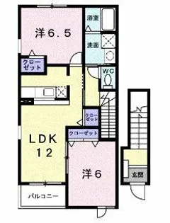 シェーネエレガンシア【2階】の間取り