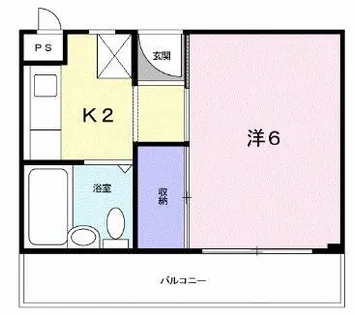 楠古谷マンション【3階】の間取り