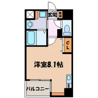 CITY SPIRE名古屋大須【5階】の間取り