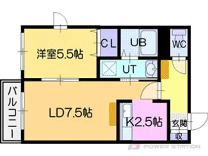 サンコート文京台【1階】の間取り