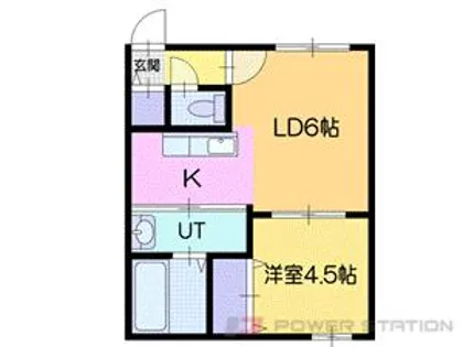 ecoa栄町【3階】の間取り
