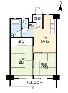 UR鳴海第二【1010409号室】の間取り