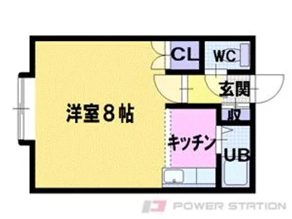 コーポTomy【1階】の間取り