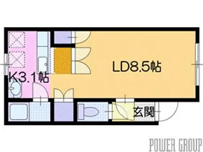 マイキャッスルA棟【2階】の間取り
