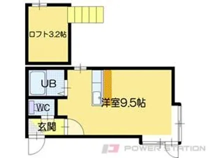 ADVANCED-I(アドヴァンスドファースト)【2階】の間取り