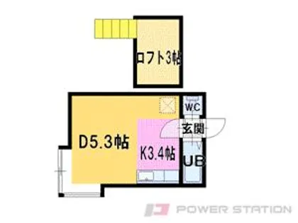 ウエストヴェリー【3階】の間取り
