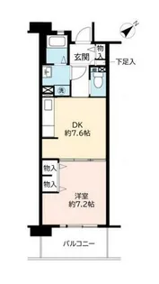 URルネシティ魚崎中町【0000204号室】の間取り
