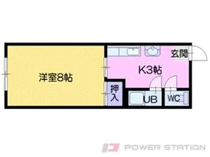東パークハイツ【1階】の間取り