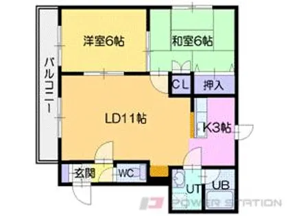 エクセルMSⅢ【2階】の間取り
