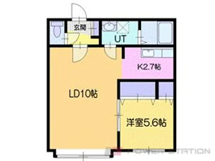 コートしなの【1階】の間取り