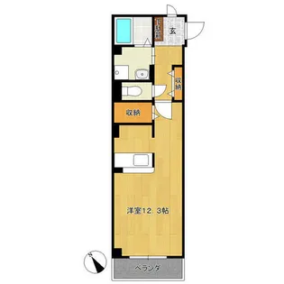 アデッソ ボヌール【1階】の間取り