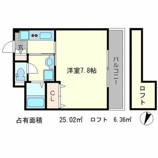 アベニール出町柳【3階】の間取り