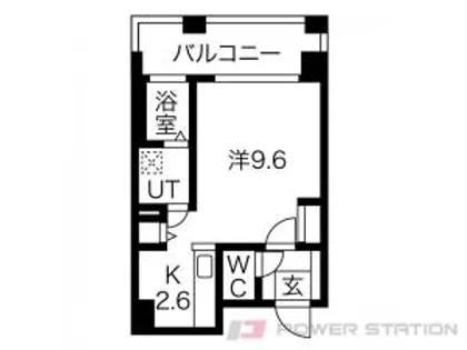 オタルベイサイドシティ7【10階】の間取り