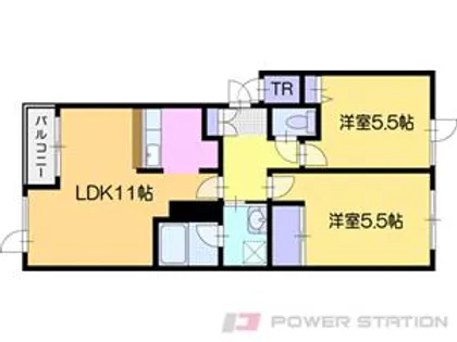 ノースドリーム【2階】の間取り