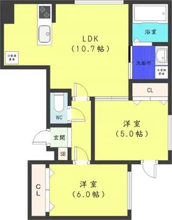 ミルフィーユ【1階】の間取り