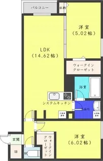 アルファスクエアS17【3階】の間取り