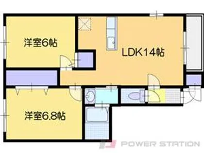 イーストスリーヒルズ【1階】の間取り
