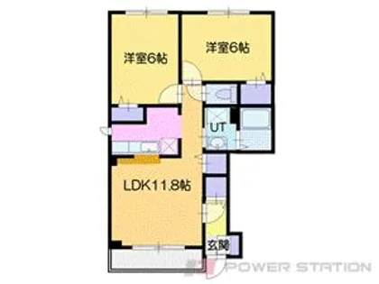 ガーデンヒルズⅠ【1階】の間取り