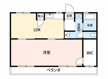 コーポ本田【205号室】の間取り