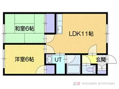 M’sⅠ(エムズワン)【1階】の間取り