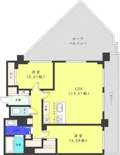 パシフィックタワー札幌【28階】の間取り