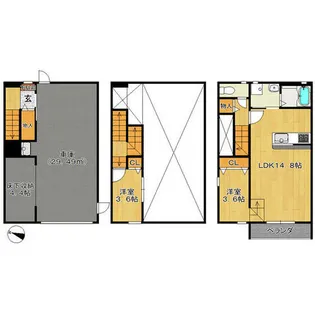 kronosⅢ【A号室】の間取り