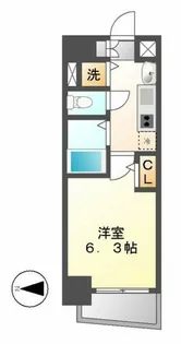プレサンスSAKAEリバースタイル【11階】の間取り