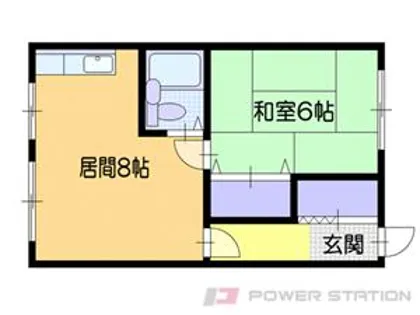 パフェル奥沢【2階】の間取り