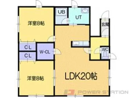 ハピネスA棟【2階】の間取り