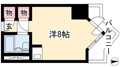 栄マンションS棟【613号室】の間取り