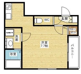 SFIDA新大阪【3階】の間取り
